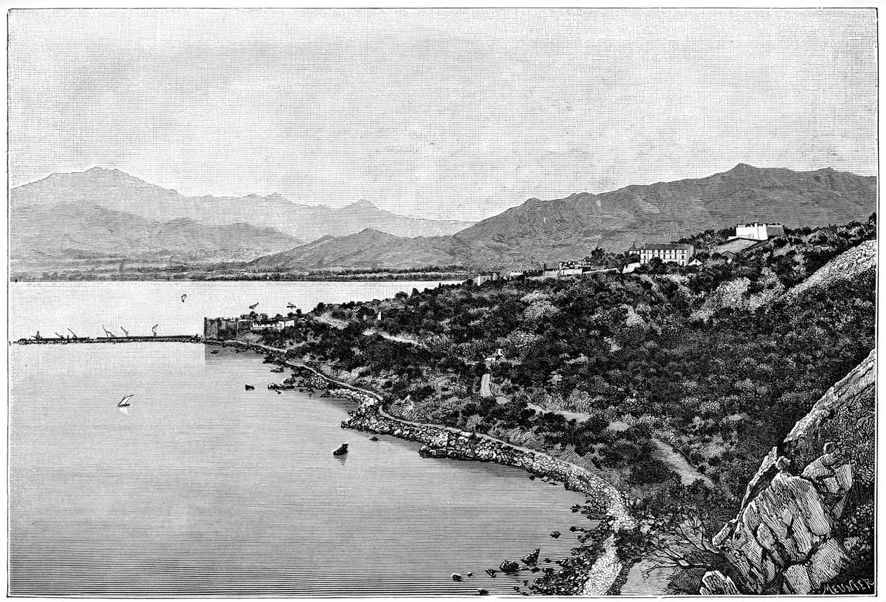 Utsikt över Storabukten, c1890 av Meunier