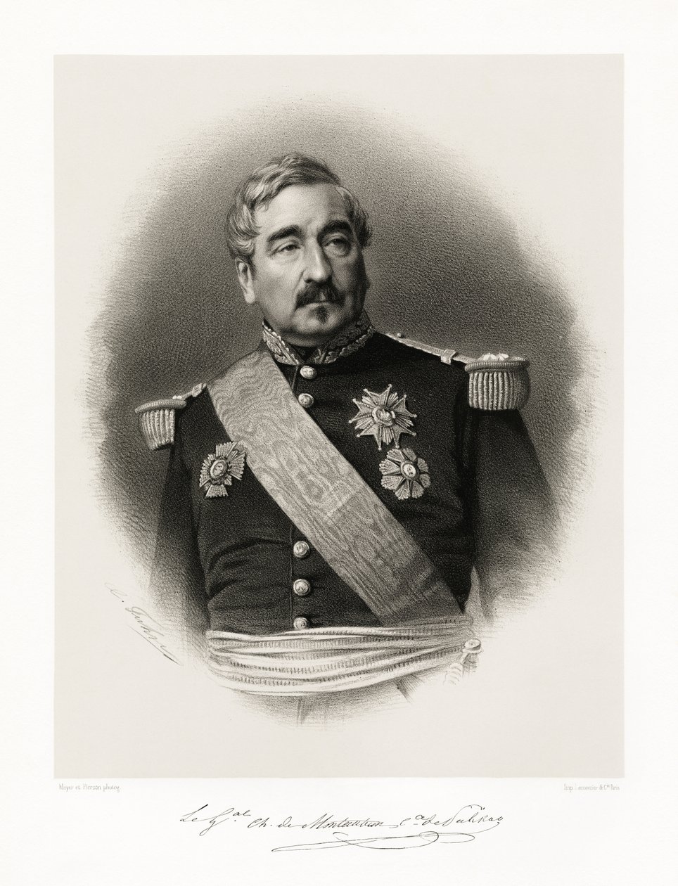 Charles, kusin av Montauban, greve av Palikao, 1865-66 av Meyer and Pierson