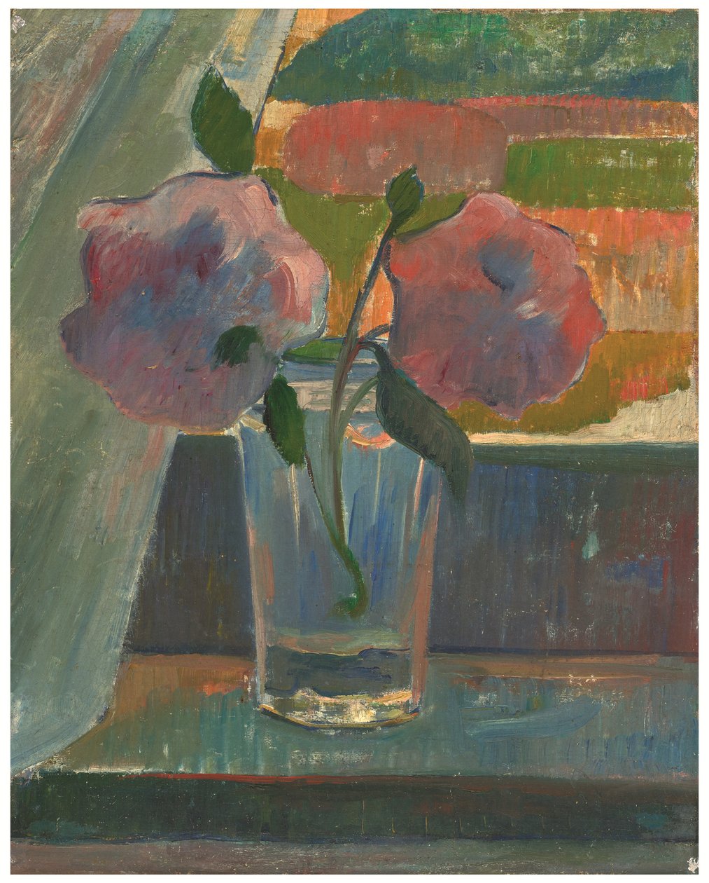 Stilleben, blommor i ett glas, ca 1890 (olja på duk) av Meyer Isaac de Haan