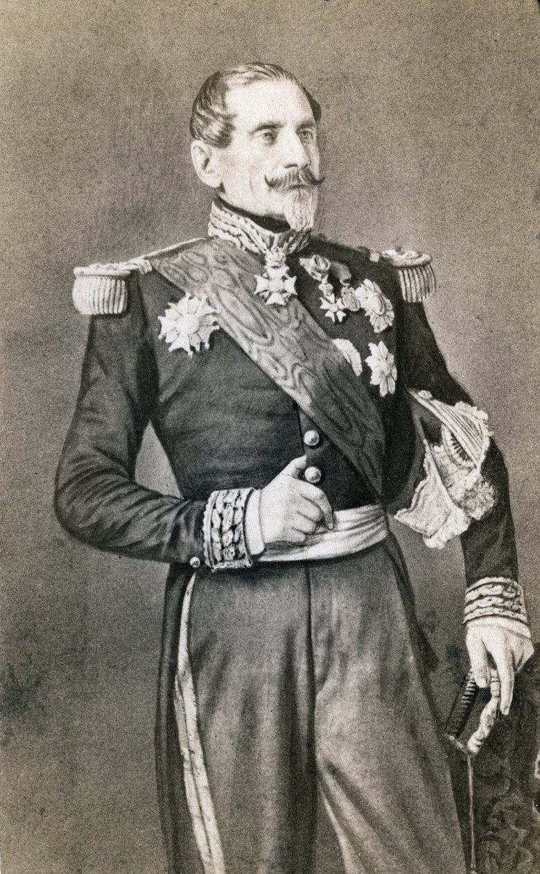 Porträtt av marskalken Armand Jacques Leroy de Saint-Arnaud (Saint Arnaud av Meyer and Pierson