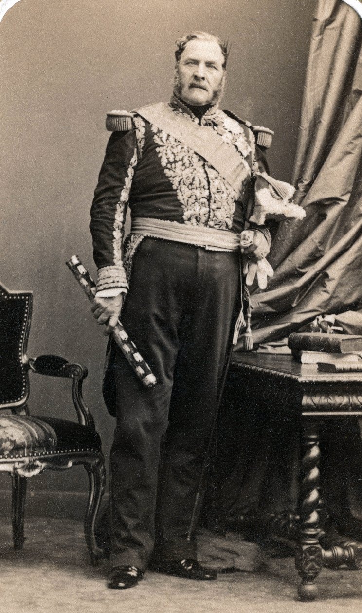 Porträtt av marechalen Forey (1804-1872). Foto av Mayer och Pierson av Meyer and Pierson