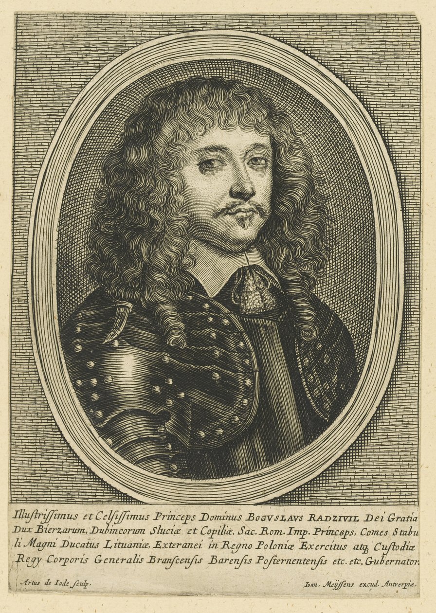 Porträtt av Boguslaw Radziwill 1620-1669, ca. 1650. av Meyssens