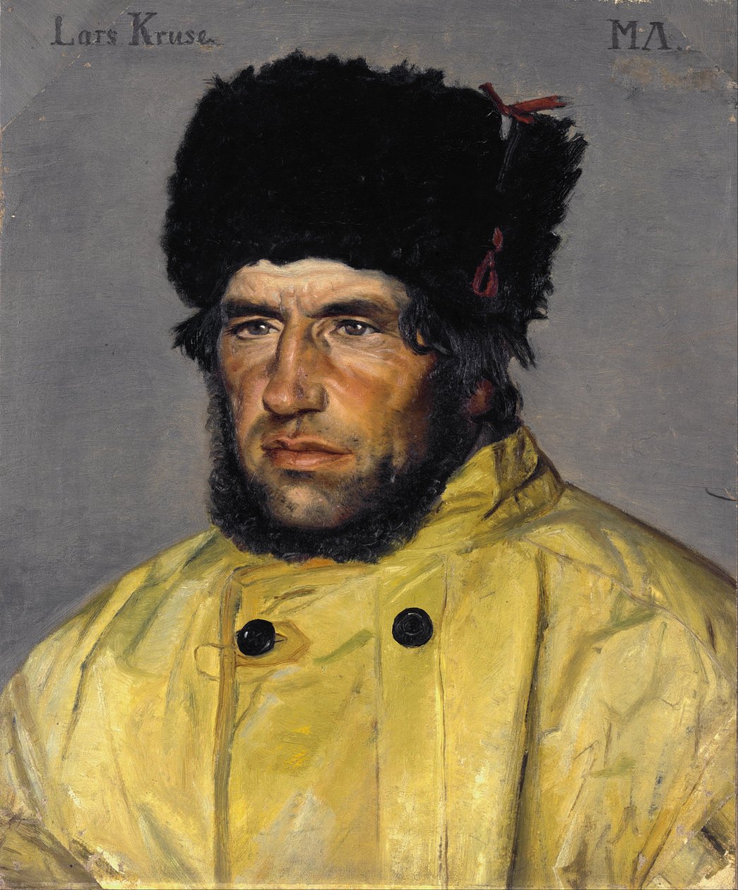 Chief lifeboatman Lars Kruse av Michael Peter Ancher