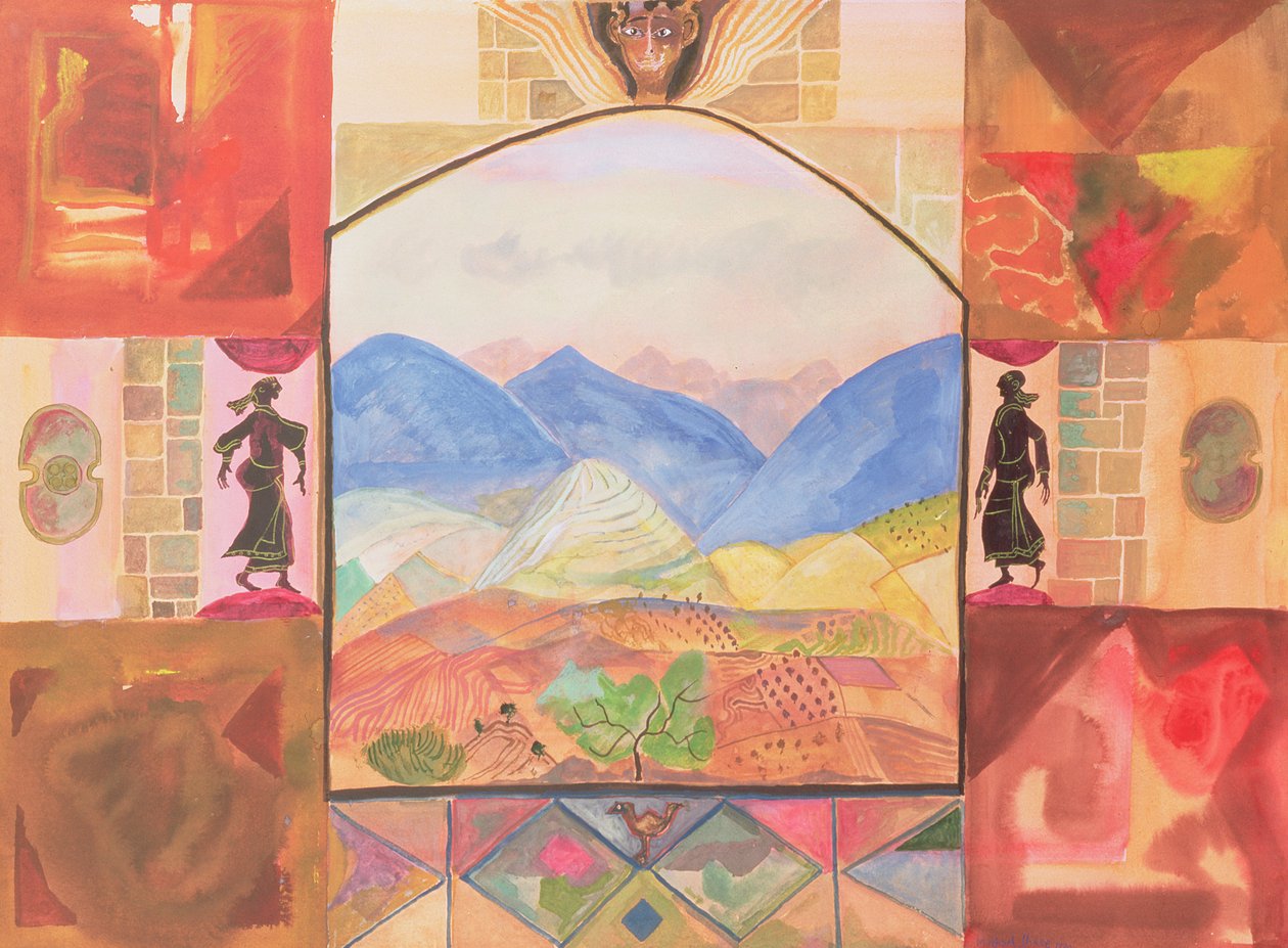 Grekiska dansare, Hosios Lukas Country (Delphi) av Michael Chase