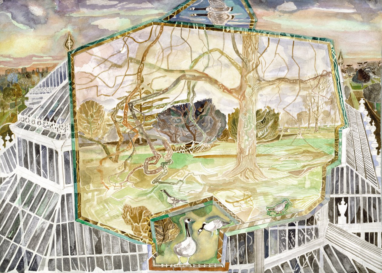 Tempererat hus - Kew Under Evening Sky av Michael Chase