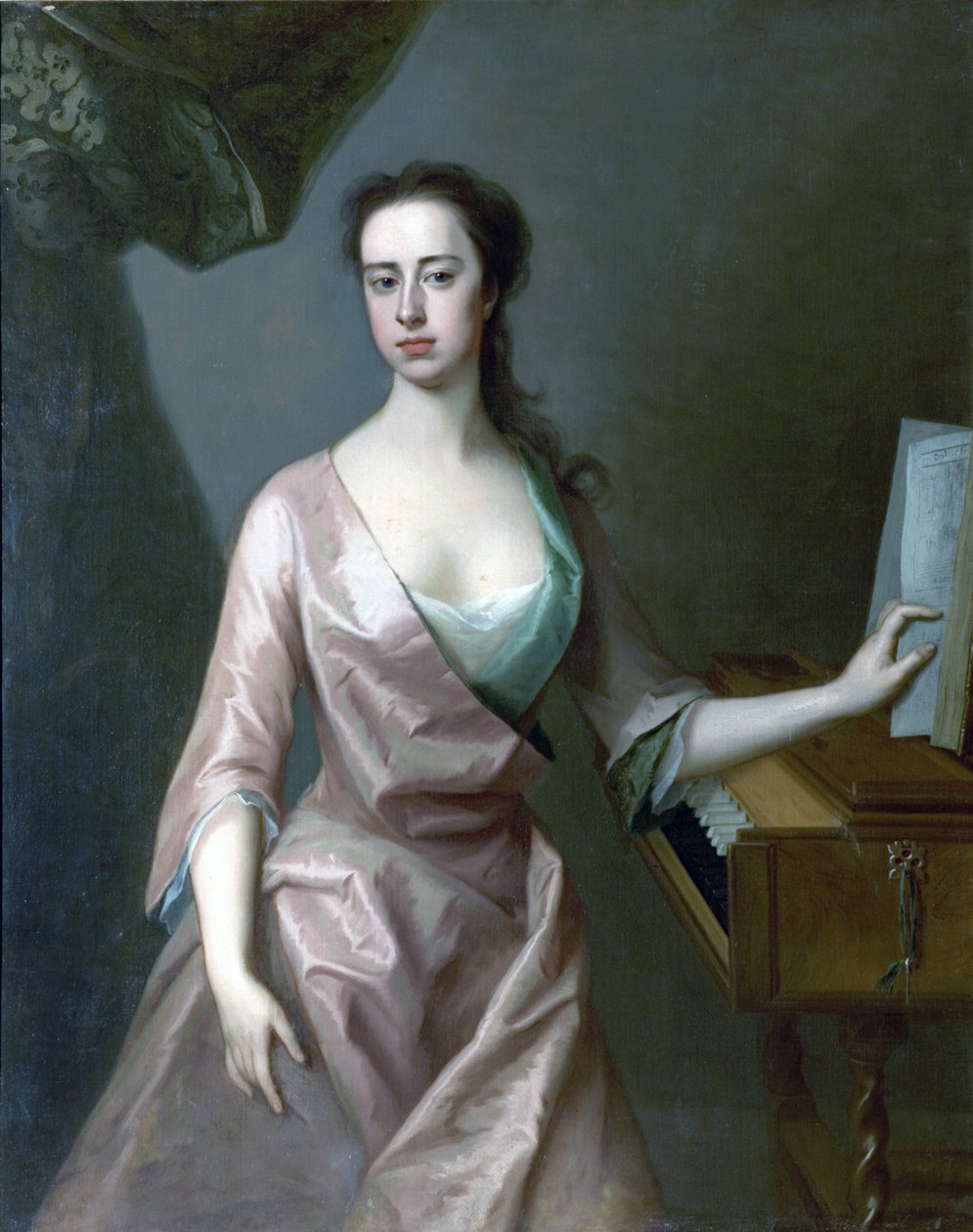 Frances, Lady Byron, tredje fru till den 4:e Lord Byron, 1720 av Michael Dahl
