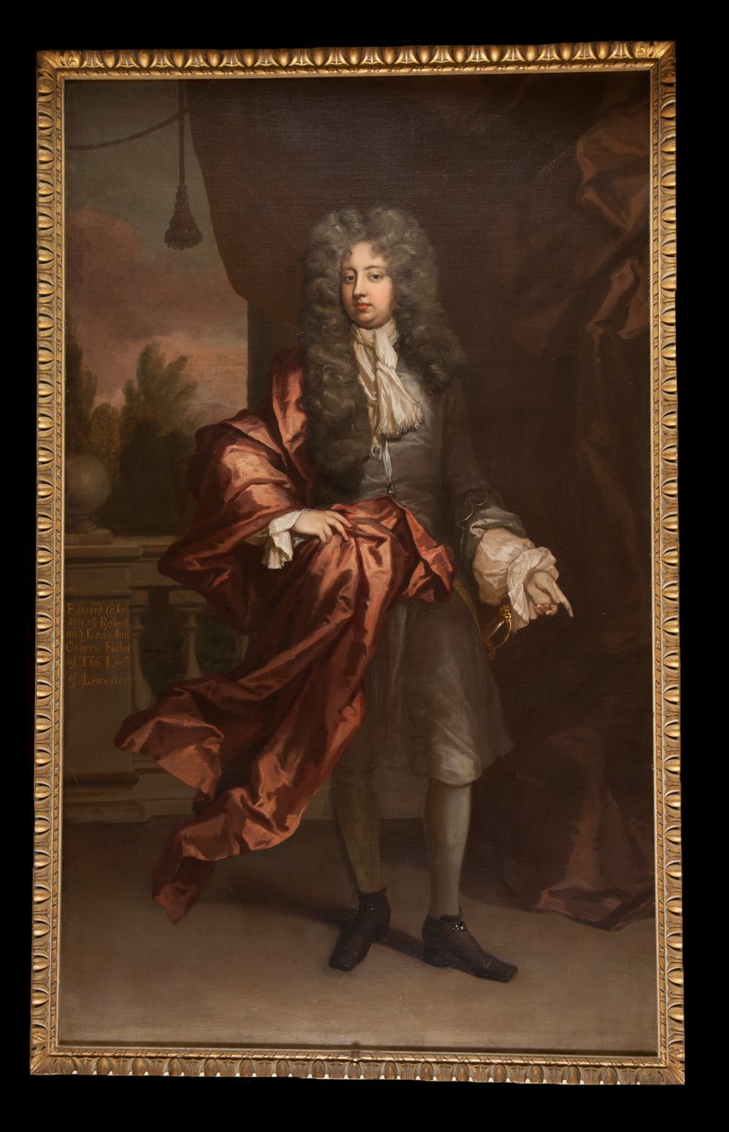 Porträtt av Edward Coke, ca 1690 av Michael Dahl