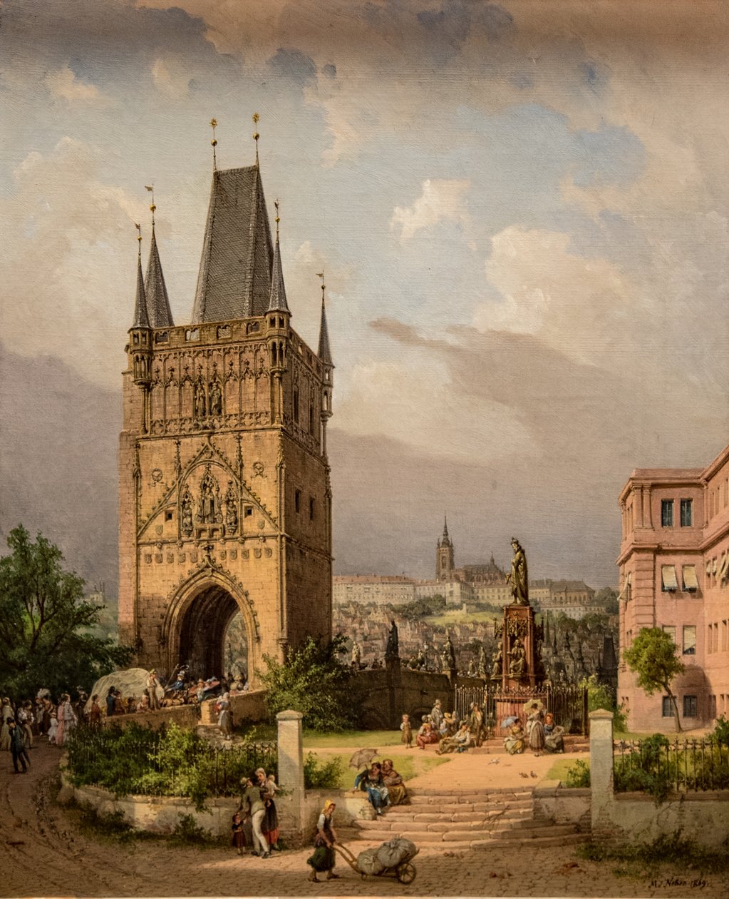 Blick auf den Hradschin av Michael Neher