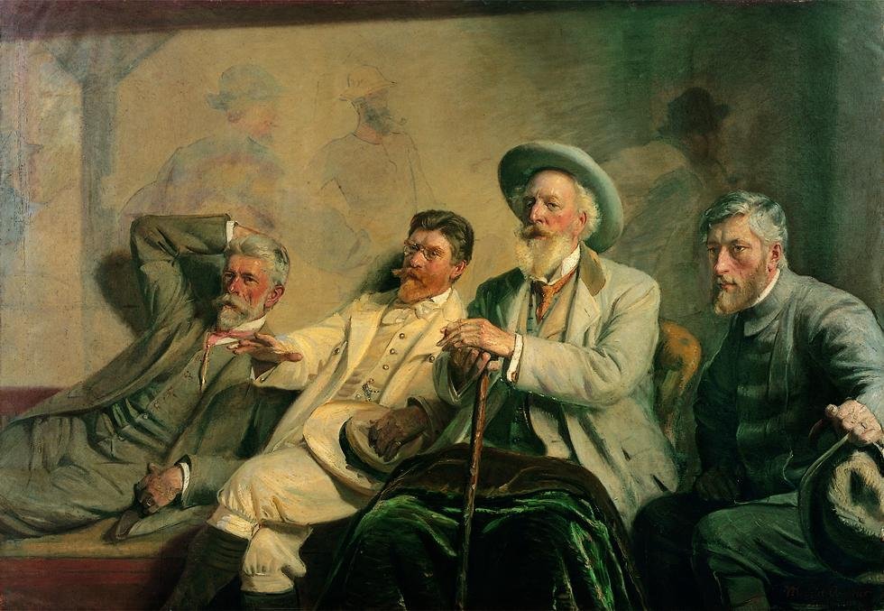  KunstdommereArt Judges  av Michael Peter Ancher