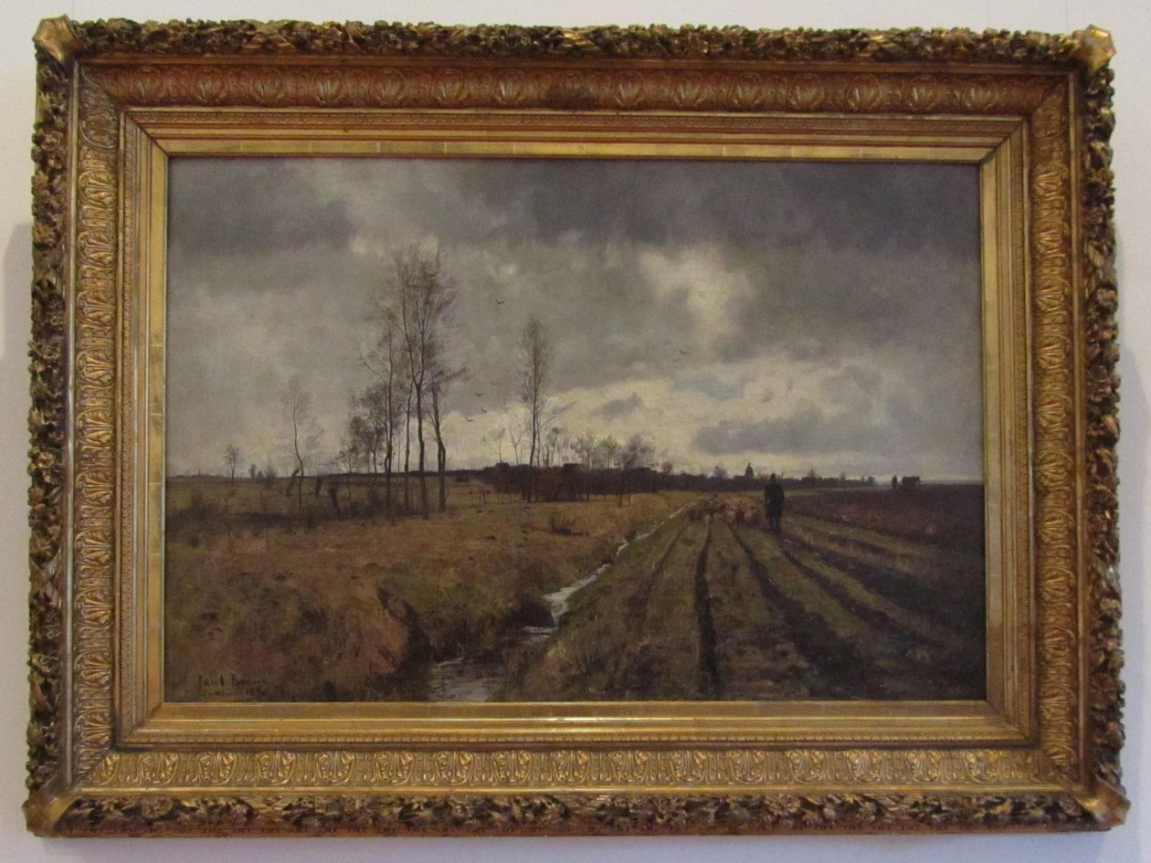  Weg nach Niedergrunstedt, Paul Baum, 1886, ausgestellt im Schlossmuseum in Weimar. av Michael Sander Sander