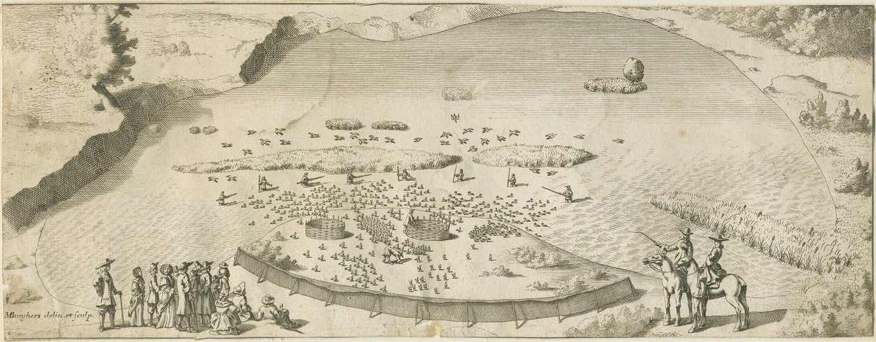 High Offley - Shebben Pool: gravyr, nd [1653-1686] (tryck) av Michael Burghers