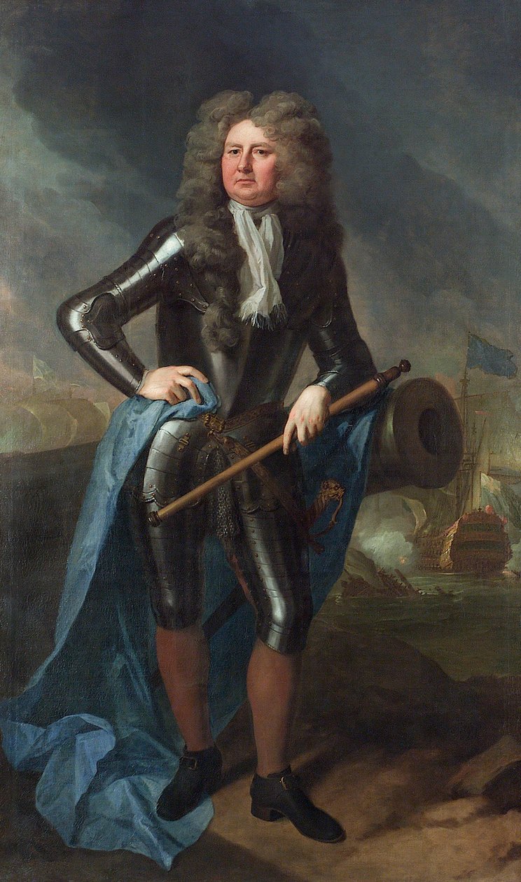 Amiral Sir Cloudesley Shovell (1650-1707) av Michael Dahl