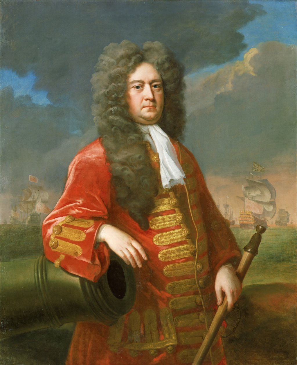 Amiral Sir George Rooke (1650-1709), ca 1705 (olja på duk) av Michael Dahl