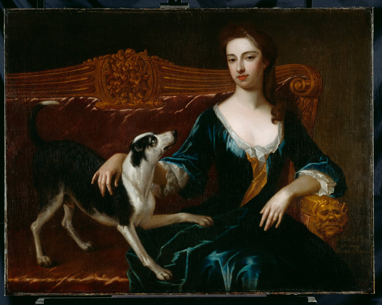 Elizabeth Grey, senare grevinna av Portsmouth (olja på duk) av Michael Dahl