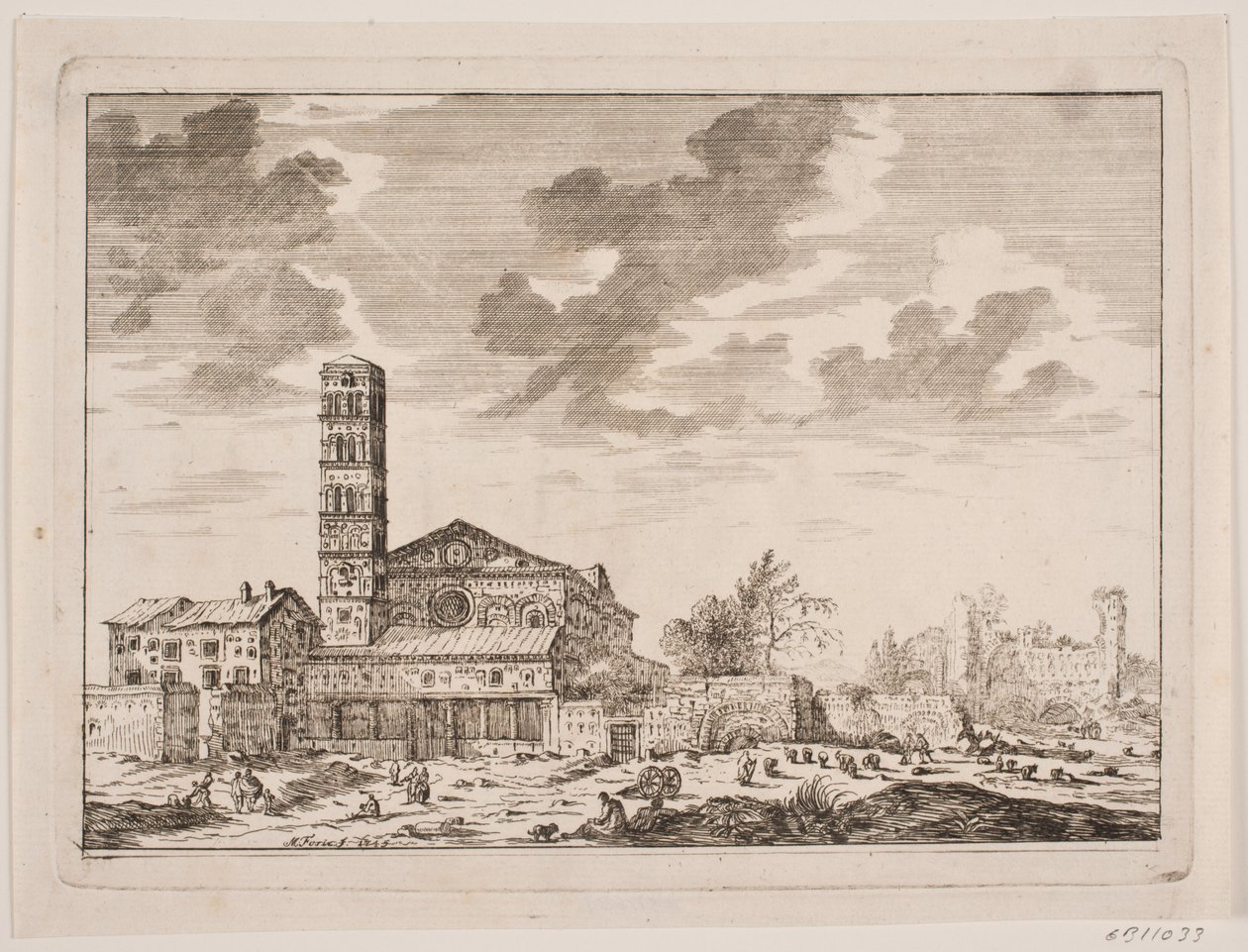 italiensk kyrka av Michael Fosie