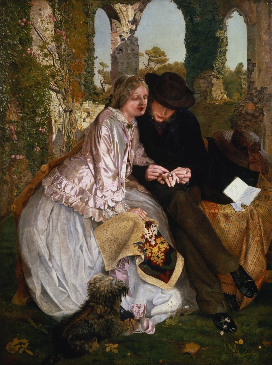 Måttet till vigselringen, 1855 av Michael Frederick Halliday