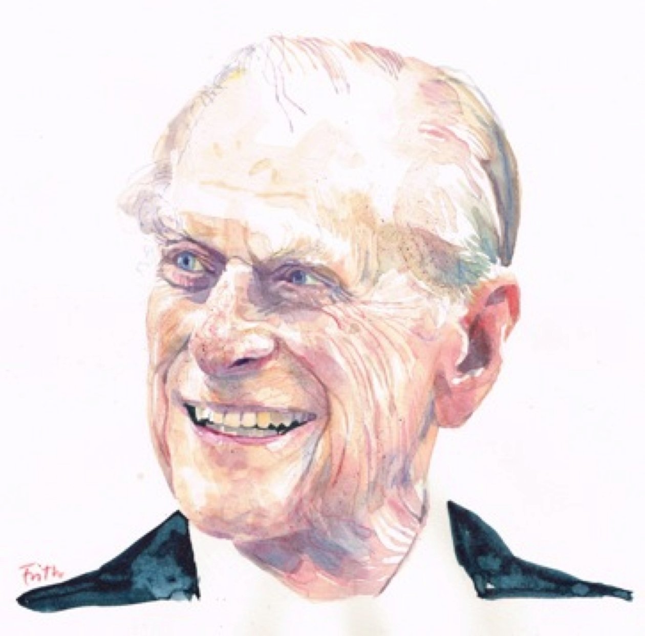 Prins Philip, hertig av Edinburgh (akvarell) av Michael Frith