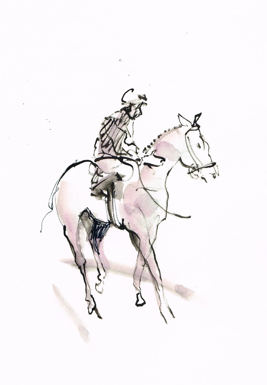 Utan titel, 2018 (akvarell på papper) av Michael Frith