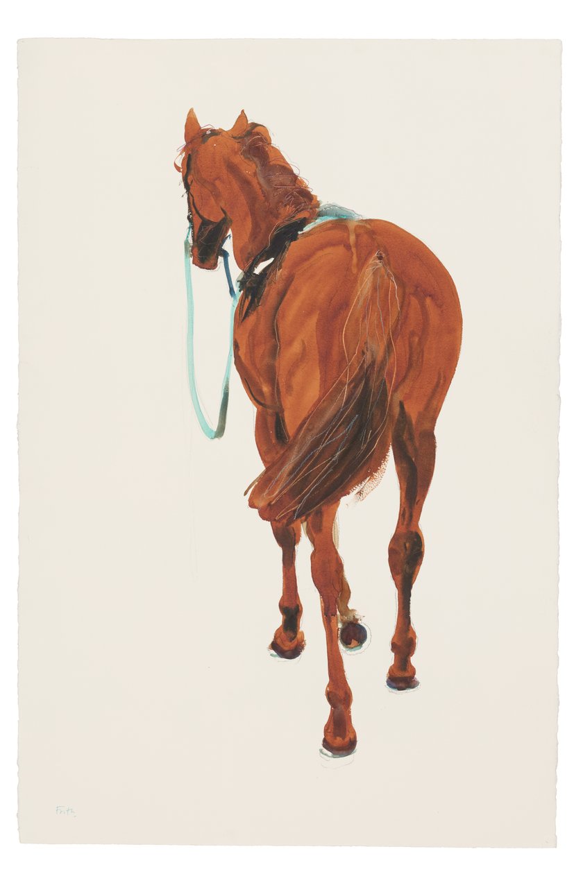Utan titel, 2018 (akvarell på papper) av Michael Frith