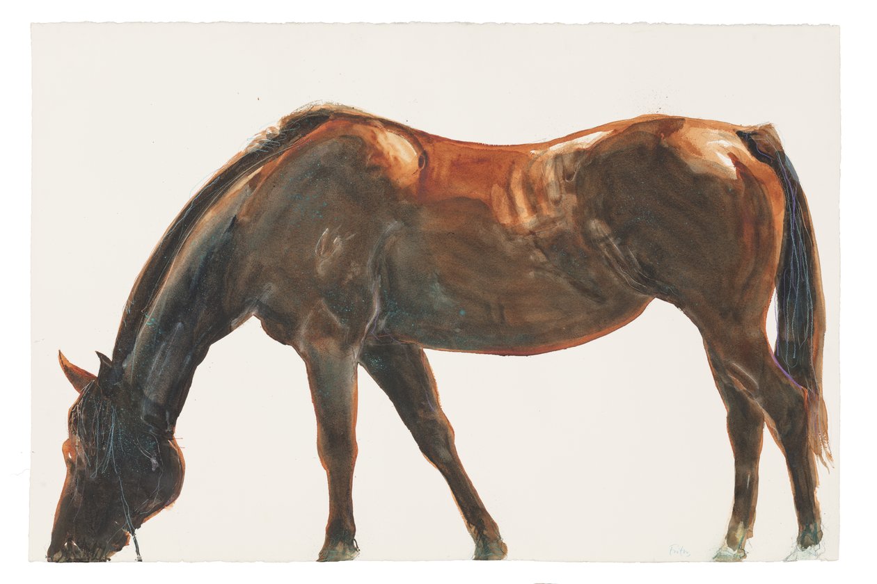 Utan titel, 2018 (akvarell på papper) av Michael Frith