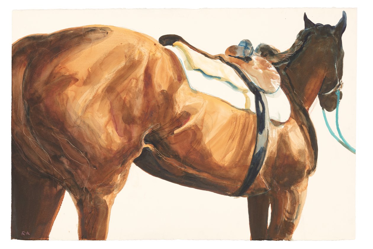 Utan titel, 2018 (akvarell på papper) av Michael Frith