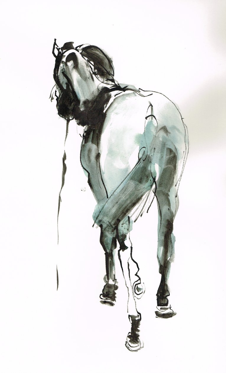 Utan titel, 2018 (akvarell på papper) av Michael Frith
