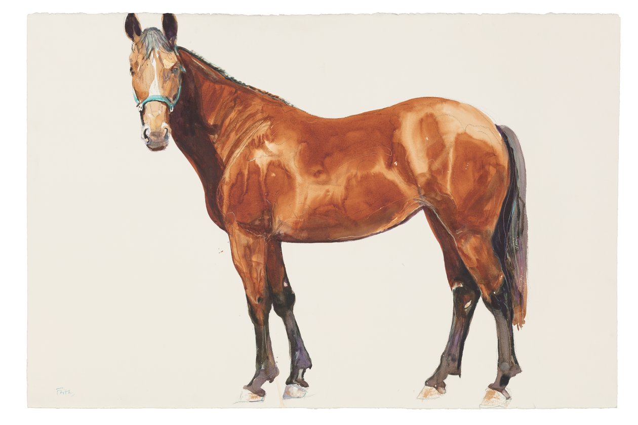 Utan titel, 2018 (akvarell på papper) av Michael Frith
