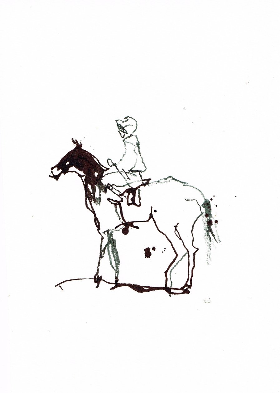 Utan titel, 2018 (akvarell på papper) av Michael Frith