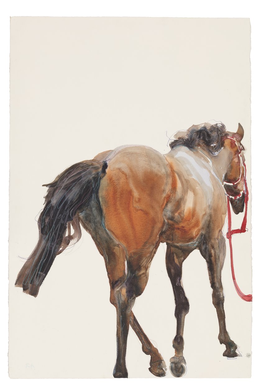 Utan titel, 2018 (akvarell på papper) av Michael Frith