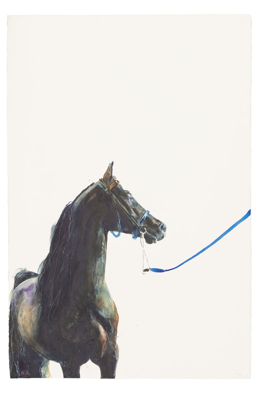 Utan titel, 2018 (akvarell på papper) av Michael Frith