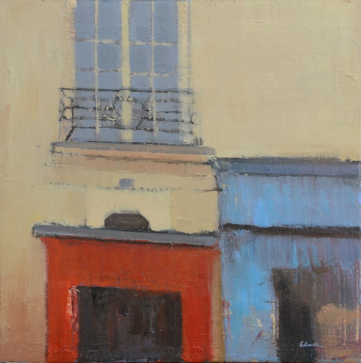 Colours of Paris, 2016 (olja på linne) av Michael G. Clark