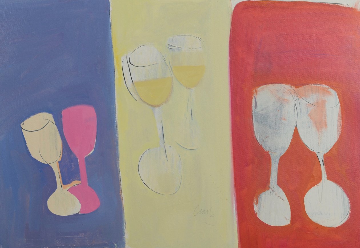 Minnen från Frankrike, 2016 (blandteknik) av Michael G. Clark