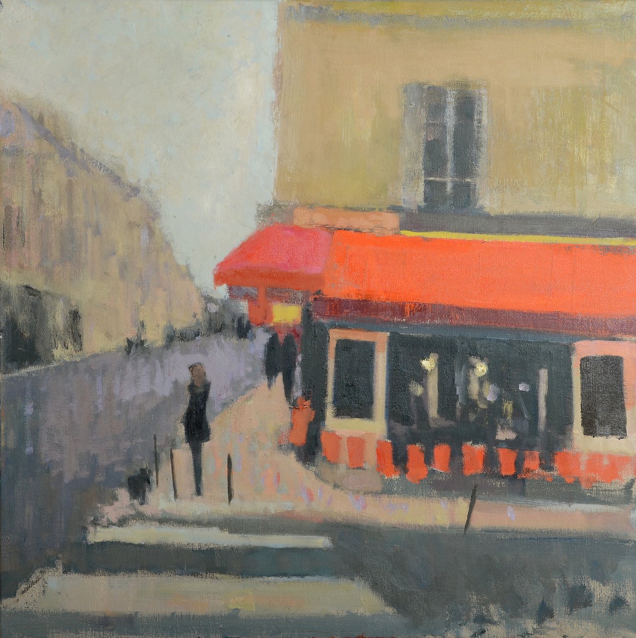 Paris, 3:e arrondissementet, 2015 (olja på linne) av Michael G. Clark