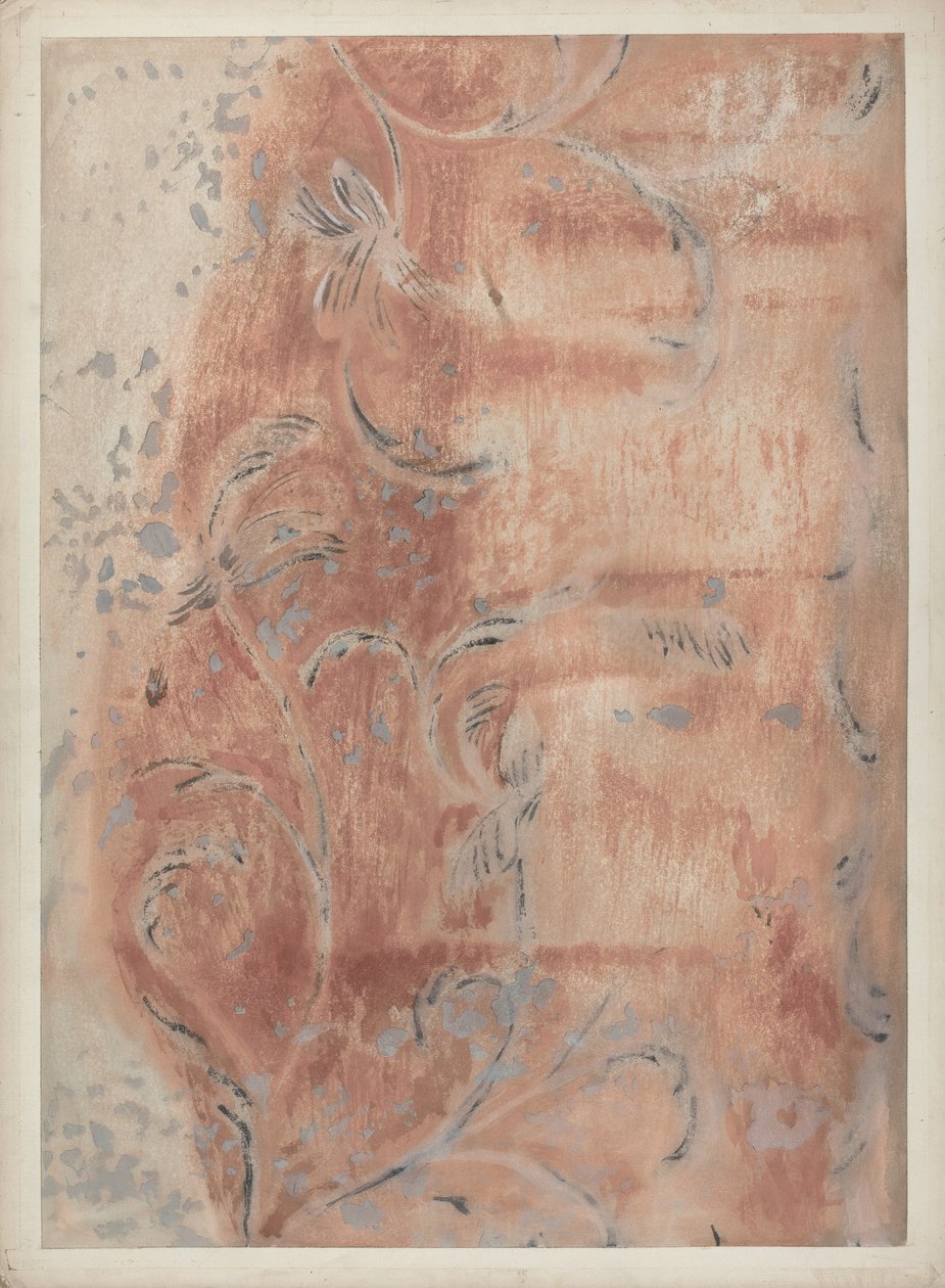 Fragment av väggdekoration, ca. 1940. av Michael Lauretano
