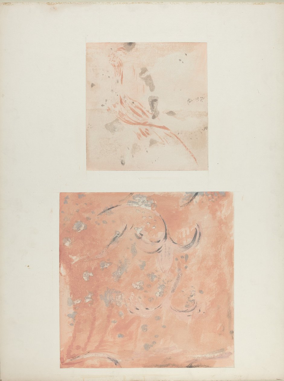 Fragment av väggdekoration, ca. 1940. av Michael Lauretano