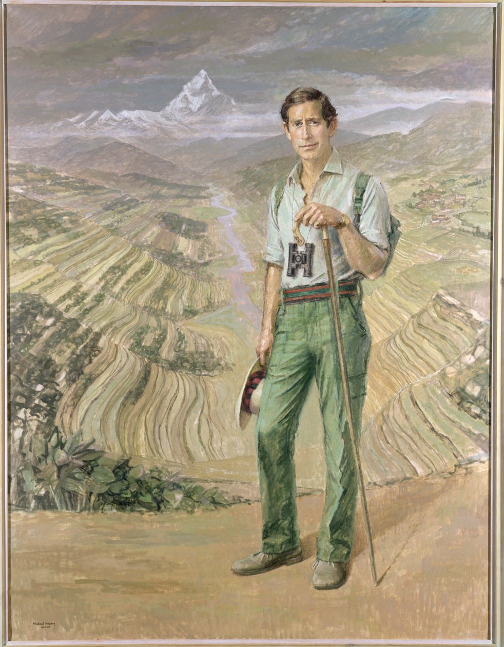 HKH Prinsen av Wales (f.1948) 1982-83 (olja på duk) av Michael Noakes