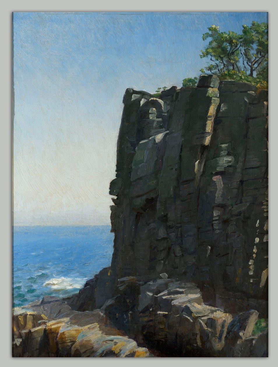Sanctuary Cliffs vid Rø av Michael Peter Ancher