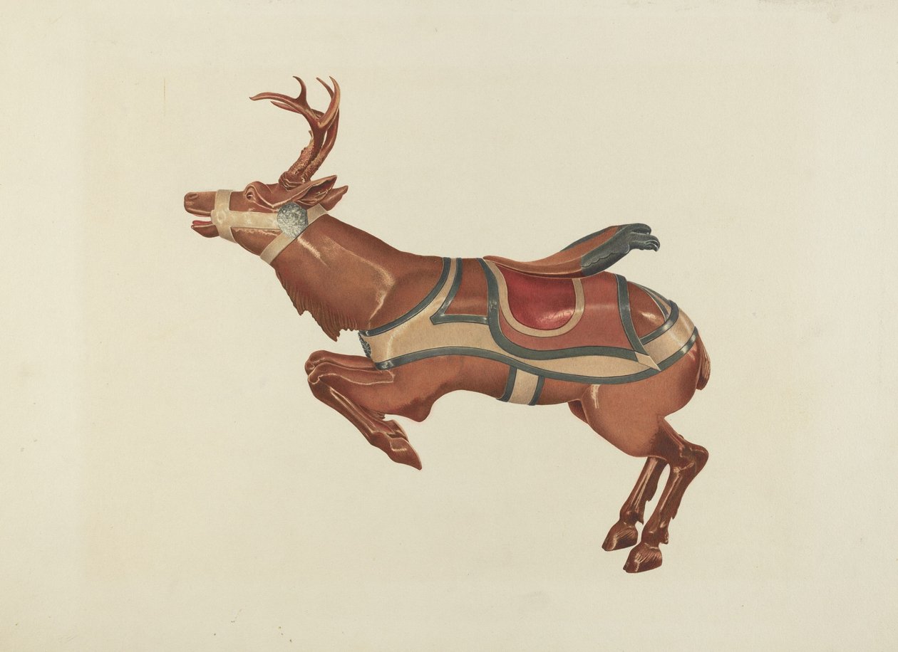 Karusellrenar, ca. 1939. av Michael Riccitelli