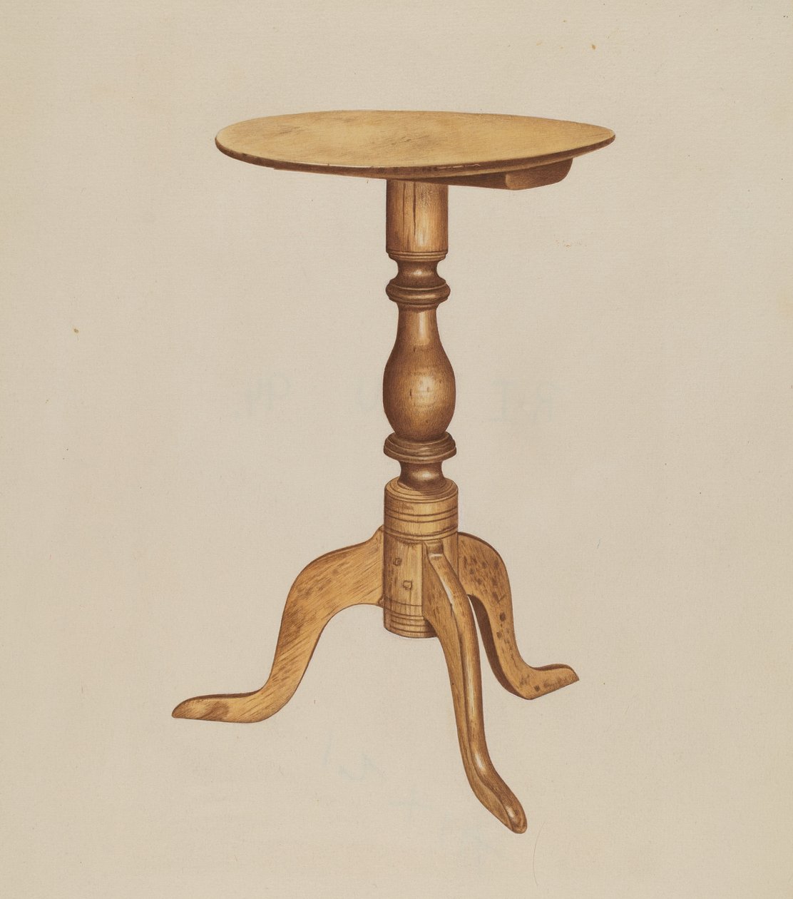Tillfälligt bord, ca. 1938. av Michael Riccitelli
