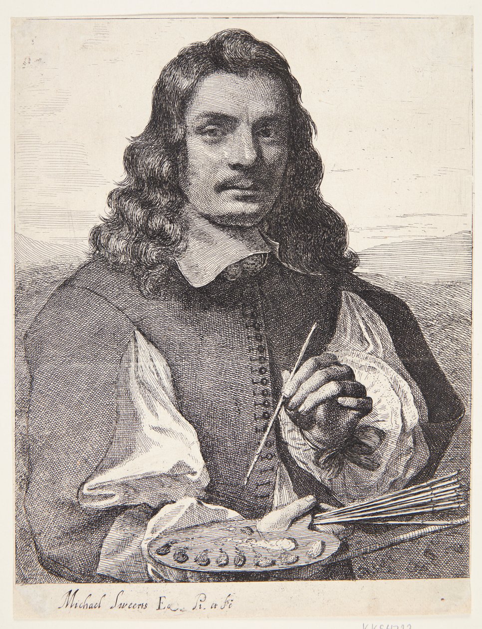 Självporträtt av Michael Sweerts