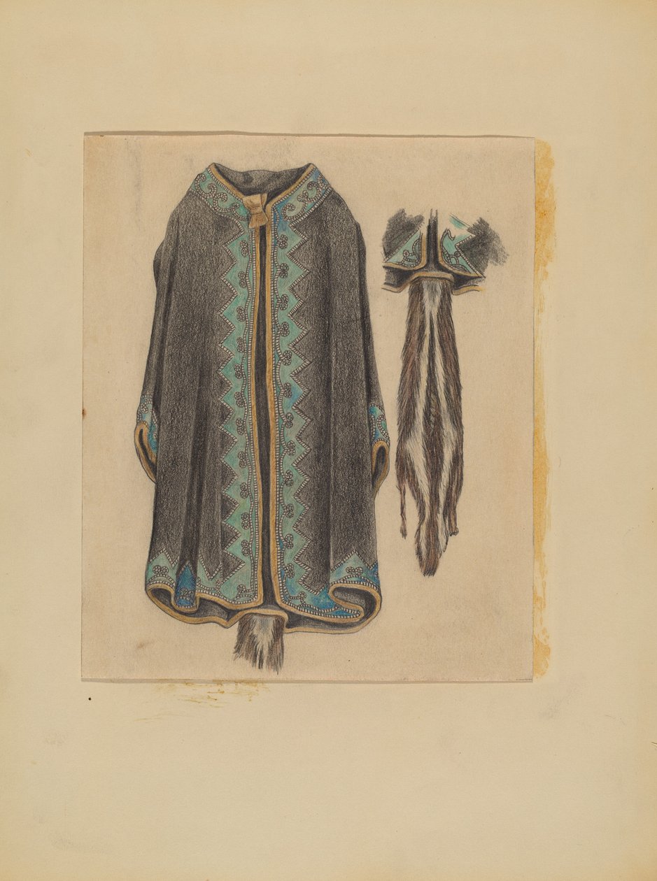 Svart Cotton Coat av Michael Trekur