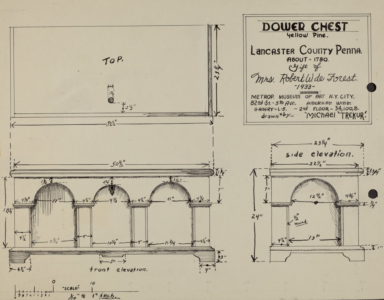 Pa. Tysk Dower Chest av Michael Trekur