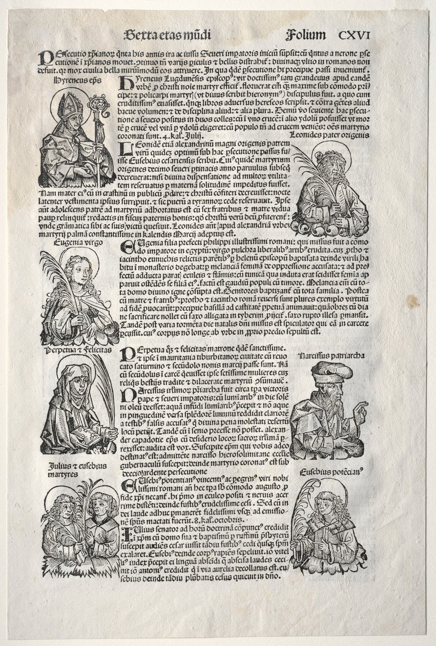 Nürnbergkrönika, 1493. av Michael Wolgemut