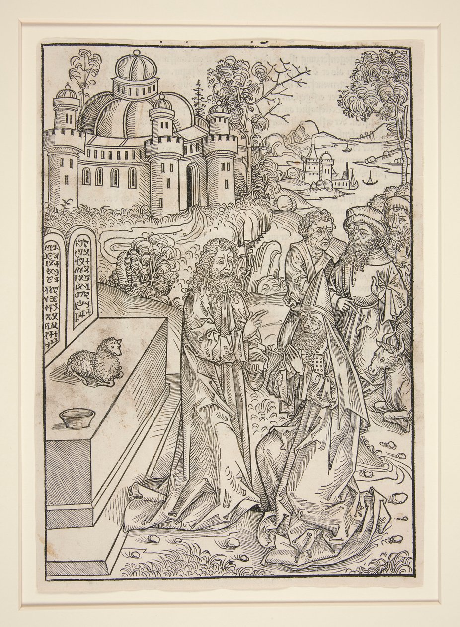 Sida från Stephan Fridolin, The Treasure Keeper (Nürnburg: Anton Koberger, 1491) av Michael Wolgemut
