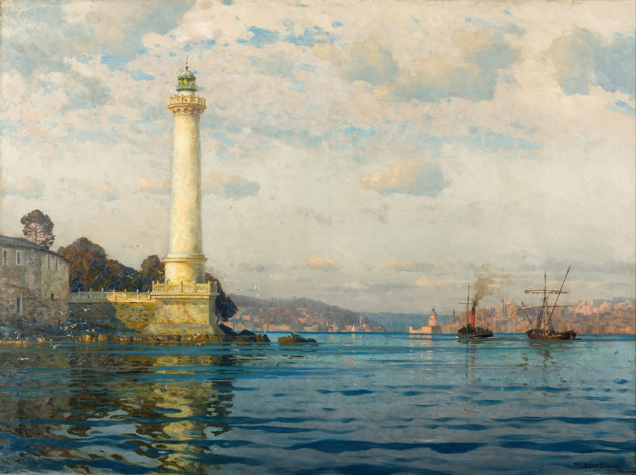 Ahirkapi Feneri fyr, tidigt 1900-tal. av Michael Zeno Diemer