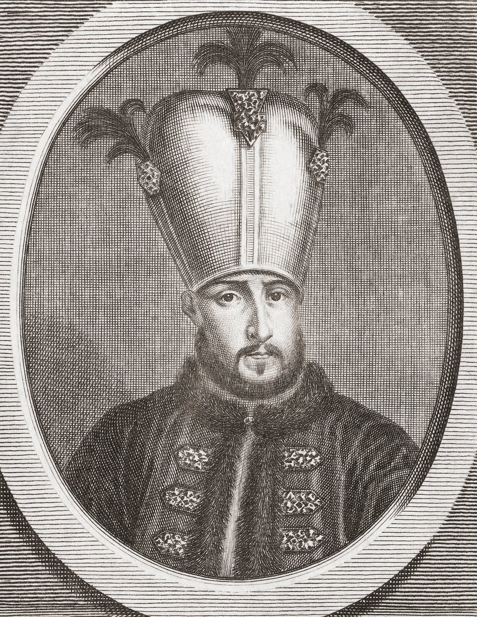 Ahmed III, Sultan av det osmanska riket av Michael van der Gucht