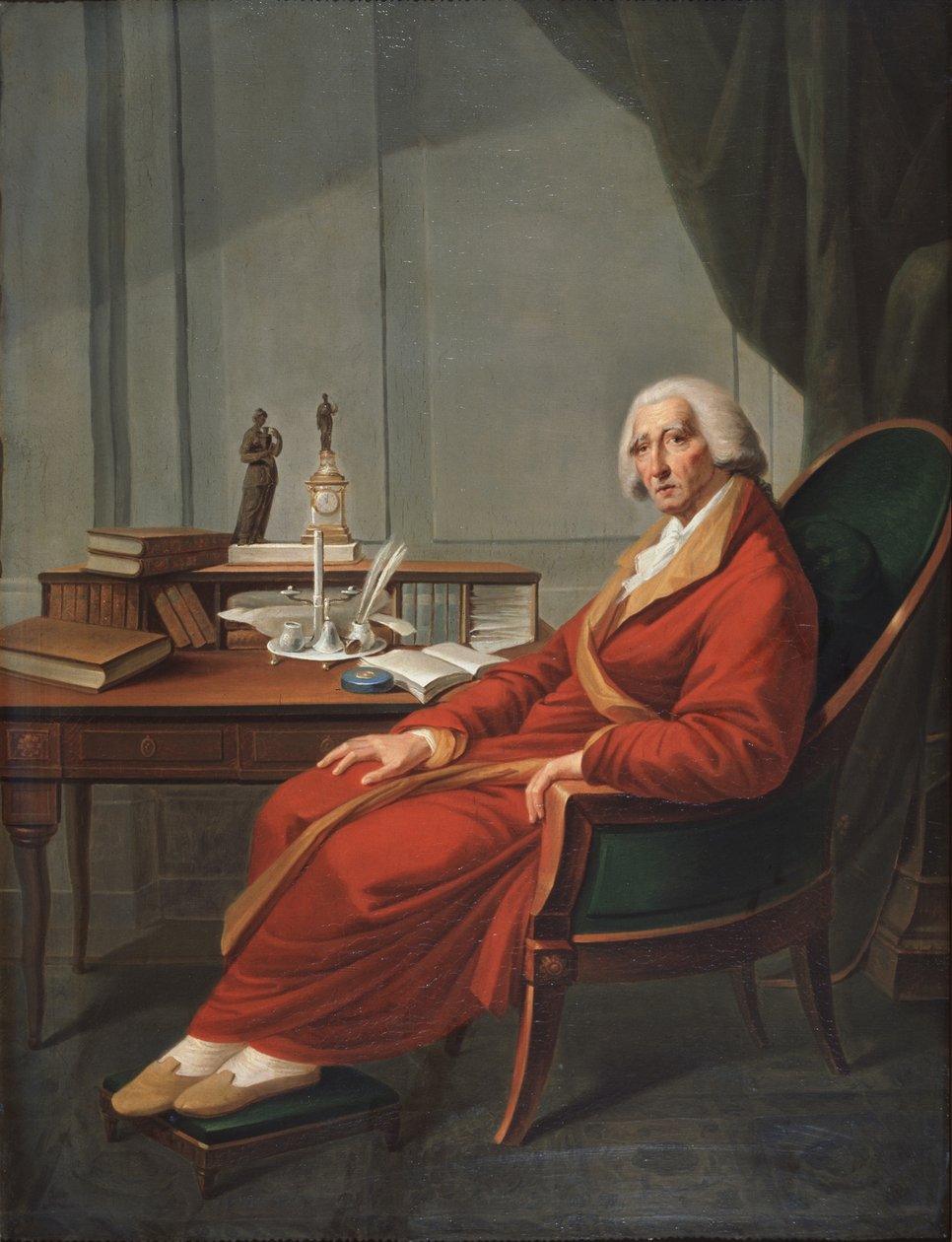 Porträtt av Rysslands kejserliga kansler greve Ivan Osterman 1725 - 1811, 1813 av Michail Fyodorovich Voinov