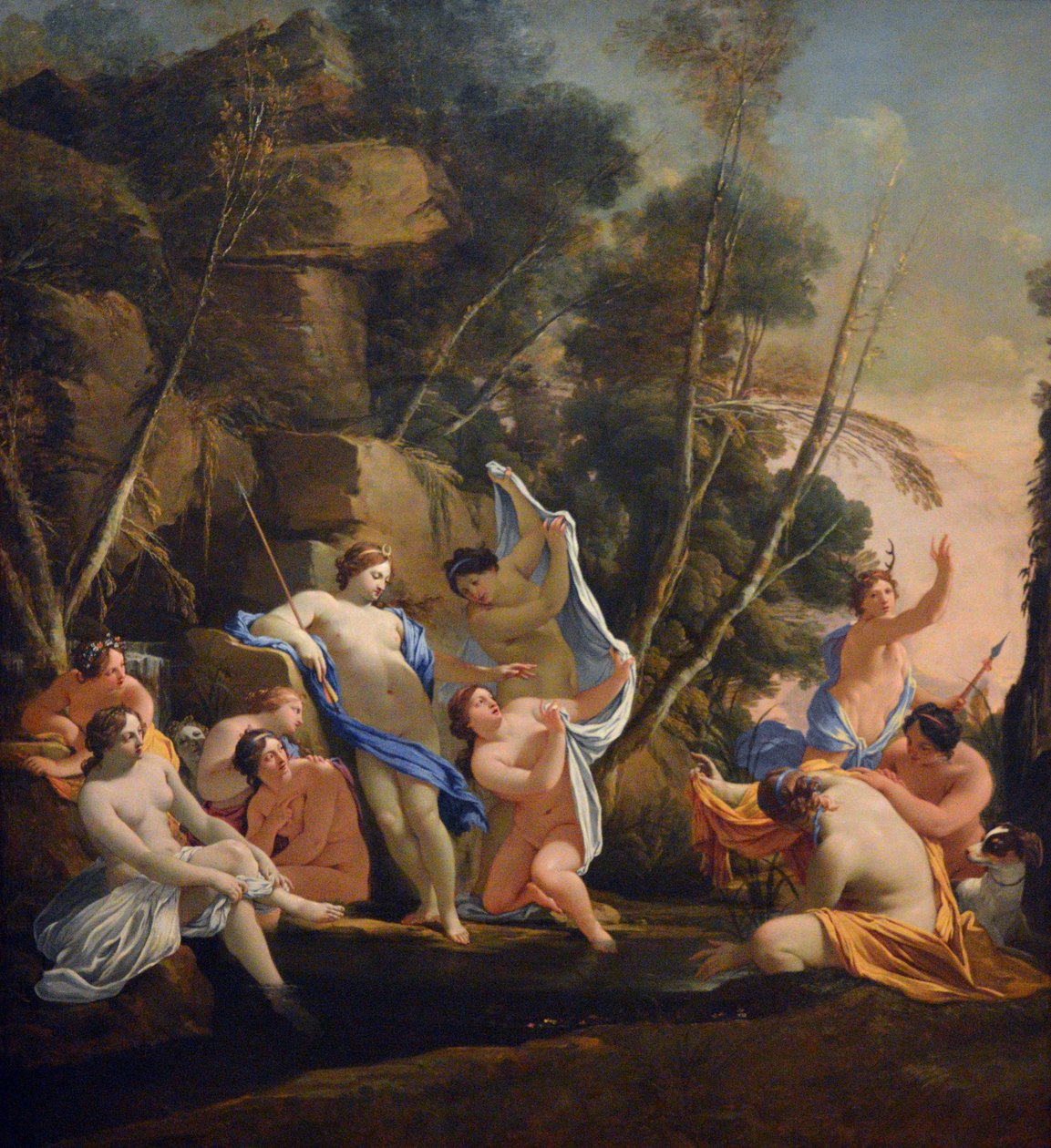 Diana och Actaeon av Michel Dorigny