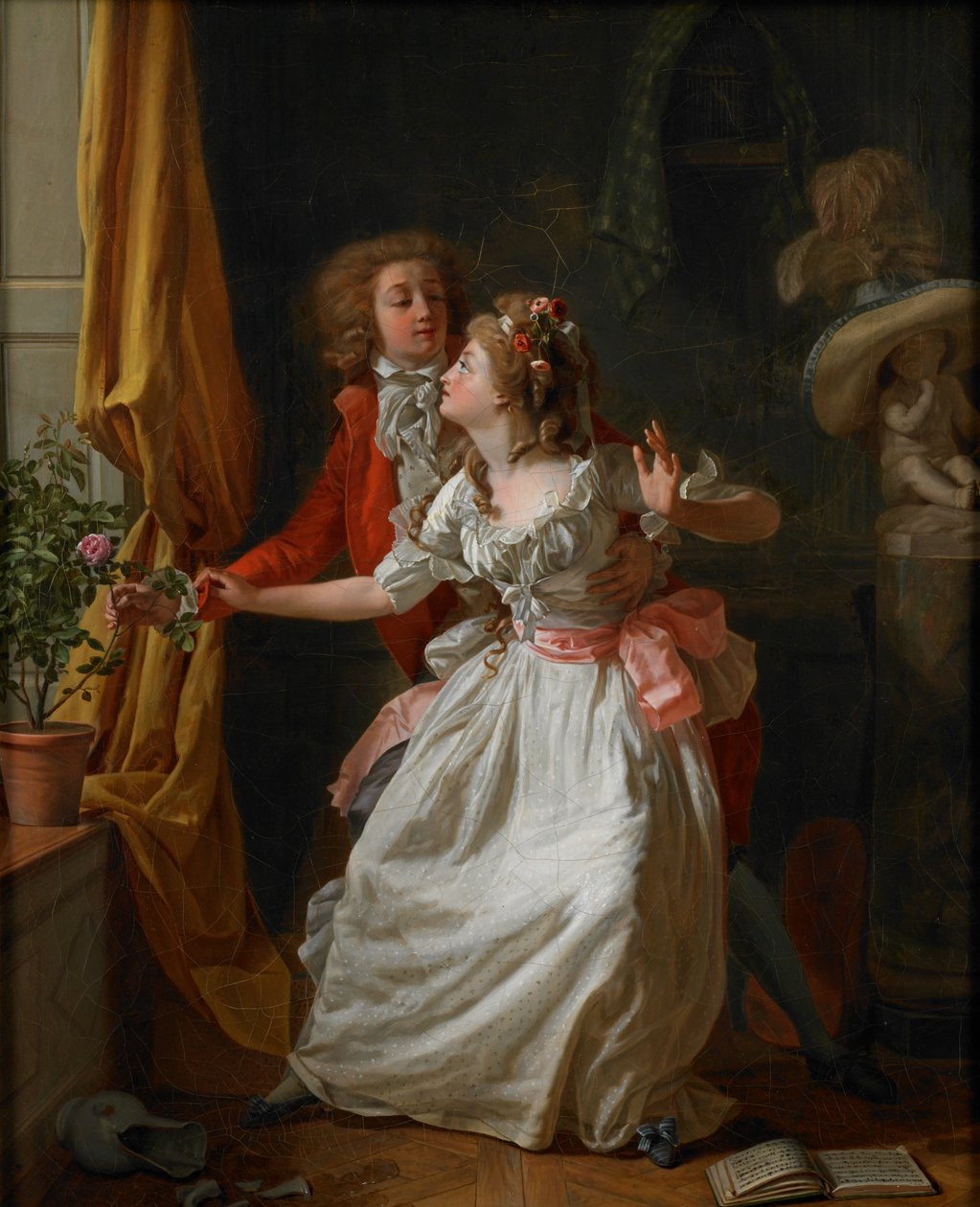 Den dåligt försvarade rosen, 1789 av Michel Garnier