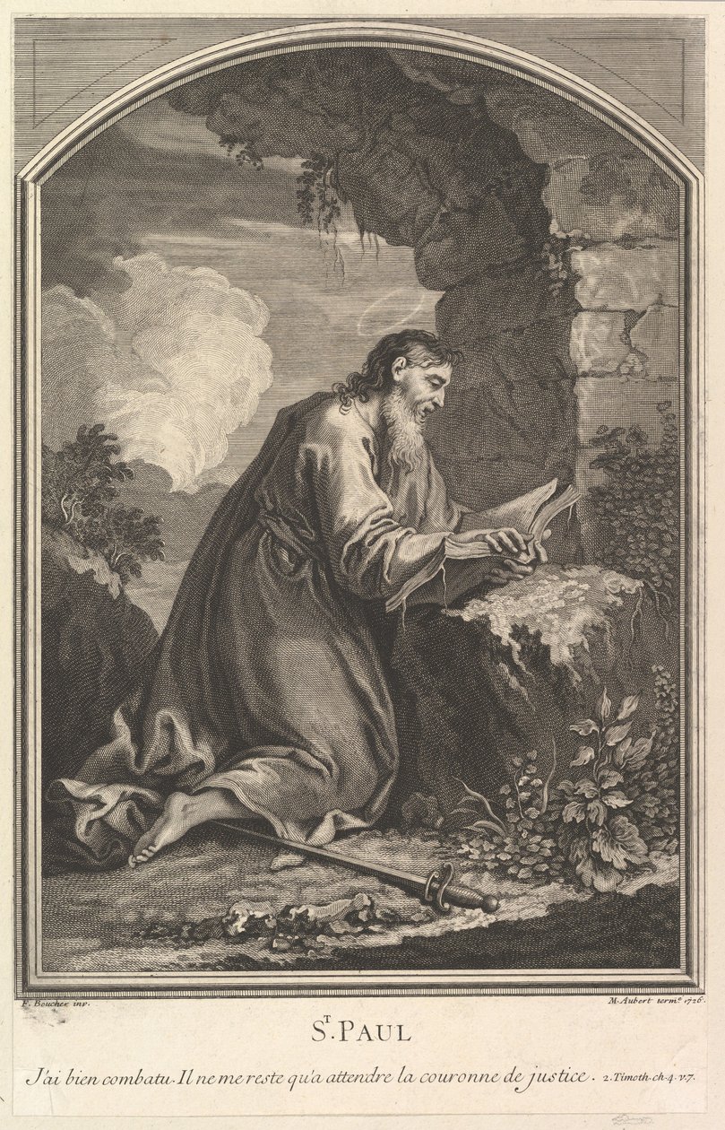 Sankt Paulus, 1726. av Michel Aubert